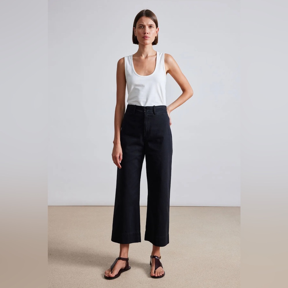 Apiece Apart Black Chino Merida Pant, size 4